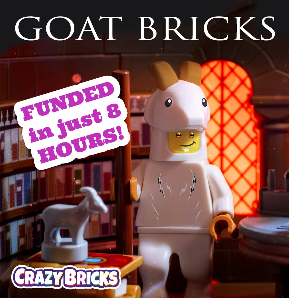 The G.O.A.T. - Limited Edition Minifig | Crazy Bricks